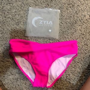 Zyia hot pink swim bottoms